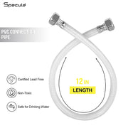 PVC Connection Pipe For Geyser (12 Inches) (Pack of 2) - by Specule