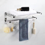 Load image into Gallery viewer, Square Foldable Stainless Steel Towel Rack (24 Inches) - by Specule