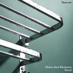 Load image into Gallery viewer, Square Foldable Stainless Steel Towel Rack (24 Inches) - by Specule