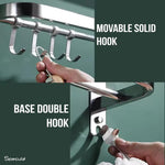 Load image into Gallery viewer, Square Foldable Stainless Steel Towel Rack (24 Inches) - by Specule