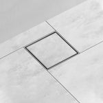 Load image into Gallery viewer, Tile Insert Shower Drain Channel (5 x 5 Inches) with Cockroach Trap (304 Grade) - By Specule
