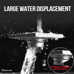 Load image into Gallery viewer, Tile Insert Shower Drain Channel (5 x 5 Inches) with Cockroach Trap (304 Grade) - By Specule