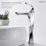 Load image into Gallery viewer, Twisted Basin Tap Single Lever Mixer Deck mount Tall Body Wash Basin Tap (Chrome)