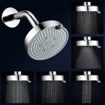 Load image into Gallery viewer, Cube Brass Diverter Set with Multi Flow Overhead Wall Mount Shower & Bath Tub Spout - by Specule