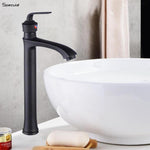 Load image into Gallery viewer, Atrio Tall Body Wash Basin 12 Inches Pillar Tap (Black) – by Specule