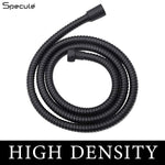 Load image into Gallery viewer, Stainless Steel Black Flexible Shower Hose Pipe (1 Meter) - by Specule