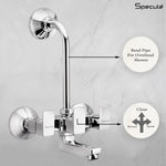 Load image into Gallery viewer, Cubix Wall Mixer Brass Faucet with L Bend – by Specule Specule