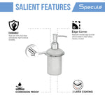 Load image into Gallery viewer, Aqua Stainless Steel/Glass Soap Dispenser (Chrome) - by Specule