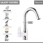 Load image into Gallery viewer, Alive Swan Neck with Round Swivel Spout Brass (12 inches)- by Specule