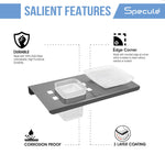 Load image into Gallery viewer, Stellar Stainless Steel Soap Dish With Tumbler Holder (Black) – by Specule