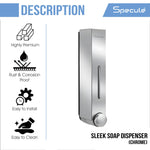 Load image into Gallery viewer, Sleek ABS Liquid Soap Dispenser (Chrome) - by Specule