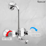 Load image into Gallery viewer, Cubix Wall Mixer Brass Faucet with L Bend – by Specule Specule