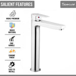 Load image into Gallery viewer, Nyra Single Lever Deck-mount Tall Body Wash Basin Single Lever Mixer Tap - by Specule