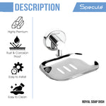 Load image into Gallery viewer, Royal Stainless Steel Soap Dish - by Specule