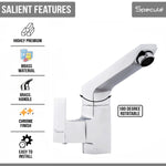 Load image into Gallery viewer, Cubix Swan Neck with Round Swivel Spout Brass - by Specule