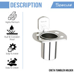 Load image into Gallery viewer, Creta Stainless Steel Tumbler Holder – by Specule