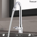 Load image into Gallery viewer, Candy Swan Neck with Round Swivel Spout Brass (12 inches)- by Specule
