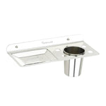 Load image into Gallery viewer, Square Stainless Steel Soap Dish With Tumbler Holder (Chrome) – by Specule