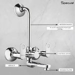 Load image into Gallery viewer, Ornamix Wall Mixer Brass Faucet with L Bend – by Specule Specule