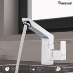 Load image into Gallery viewer, Cubix Swan Neck with Round Swivel Spout Brass - by Specule