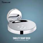 Load image into Gallery viewer, Smiley Stainless Steel Soap Dish - by Specule