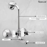 Load image into Gallery viewer, Cubix Wall Mixer Brass Faucet with L Bend – by Specule Specule