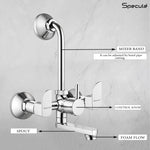 Load image into Gallery viewer, Alive Wall Mixer Brass Faucet with L Bend – by Specule Specule