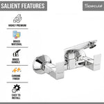 Load image into Gallery viewer, Cubix Wall-mount Kitchen Sink Mixer Tap with Swivel Spout - by Specule