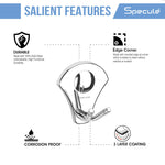 Load image into Gallery viewer, Moon Stainless Steel Robe Hook - By Specule