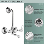 Load image into Gallery viewer, Opel Wall Mixer Brass Faucet with L Bend – by Specule Specule
