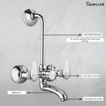 Load image into Gallery viewer, Softy Wall Mixer Brass Faucet with L Bend – by Specule Specule