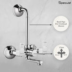 Load image into Gallery viewer, Cubo Wall Mixer Brass Faucet with L Bend – by Specule Specule