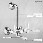 Load image into Gallery viewer, Topaz Wall Mixer Brass Faucet with L Bend – by Specule Specule
