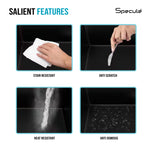 Load image into Gallery viewer, Black Quartz Single Bowl Kitchen Sink (24 x 18 x 9 Inches)