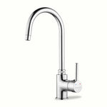Load image into Gallery viewer, Flora Premium single lever kitchen sink mixer with swivel spout – deck mounted by Specule