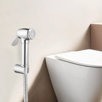 Load image into Gallery viewer, Dolphin Chrome Health Faucet with Dual Flow and 1 Meter 304-Grade SS Hose & Hook specules