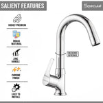 Load image into Gallery viewer, Topaz Swan Neck with Round Swivel Spout Brass (12 inches)- by Specule Specule
