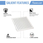 Load image into Gallery viewer, Kyra Stainless Steel Overhead Shower (8 x 8 inches) – by Specule