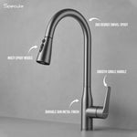 Load image into Gallery viewer, Nexa Dual Flow Pull-out Kitchen Table Mount Mixer Faucet - by Specule