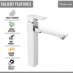 Load image into Gallery viewer, Cubix Single Lever Deck-mount Tall Body Wash Basin Single Lever Mixer Tap - by Specule