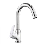 Load image into Gallery viewer, Nyra Swan Neck with Round Swivel Spout Brass (12 inches)- by Specule