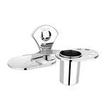 Load image into Gallery viewer, Moon Stainless Steel Soap Dish With Tumbler Holder (Chrome) – by Specule