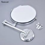 Load image into Gallery viewer, Round Brass Shaving Mirror (Chrome) – by Specule specules
