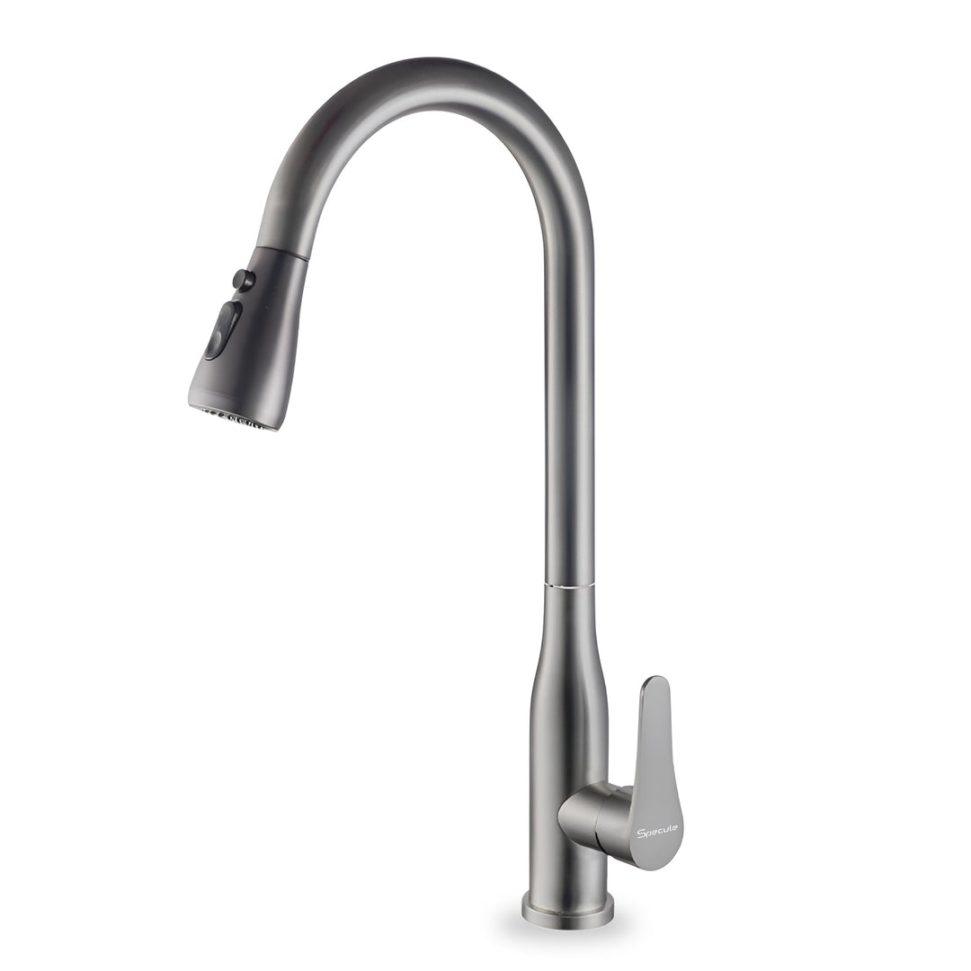 360 degree swivel kitchen sink mixer tap with single lever handle