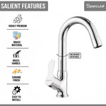 Load image into Gallery viewer, Chocolate Swan Neck with Round Swivel Spout Brass (12 inches)- by Specule