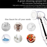 Load image into Gallery viewer, Crown Chrome Health Faucet with Dual Flow and 1 Meter 304-Grade SS Hose & Hook