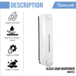 Load image into Gallery viewer, Sleek ABS Liquid Soap Dispenser (White) - by Specule