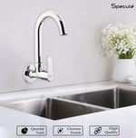 Load image into Gallery viewer, Chocolate Sink cock Round Swivel Spout Brass (12 inches)- by Specule