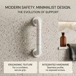 Load image into Gallery viewer, White Stainless Steel Grab Bar (16 Inches) – by Specule