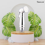 Load image into Gallery viewer, Crown Chrome Health Faucet with Dual Flow and 1 Meter 304-Grade SS Hose & Hook